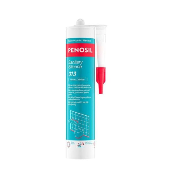 Герметик санитарный Penosil Sanitary Silicone 313 Прозрачный 310мл  (аналог H2091)  H4792