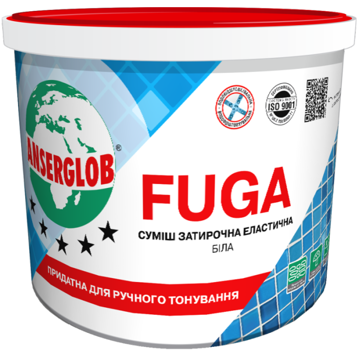 ANSERGLOB FUGA белая (101) затирка для швов, 1 кг