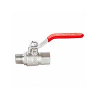 Кран латунный шаровой 1/2" резьба В/С ручка, Double-lin