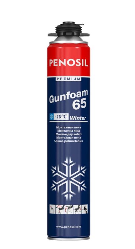 Пена монтажная профессиональная  Penosil Premium 65L Зимняя  820мл A3413