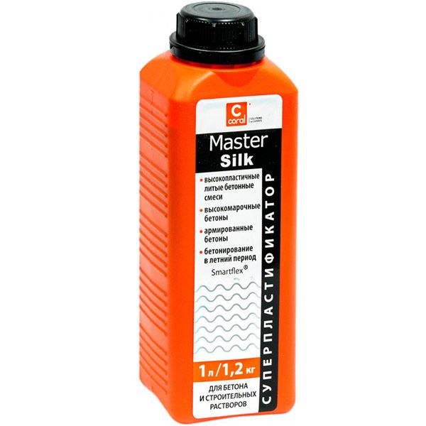 CORAL Суперпластификатор для стр. растворов MasterSilk, 1л