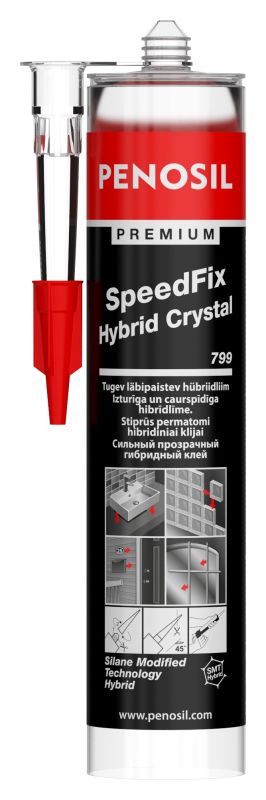 Клей сверхпрочный, универс, MS полимер Penosil Premium Hybrid Crystal 799 Прозрачный 290мл H3967