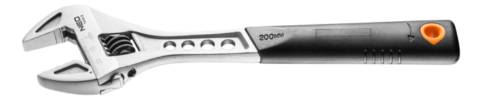 Ключ разводной 200 мм, диапазон 0-29 мм  03-011