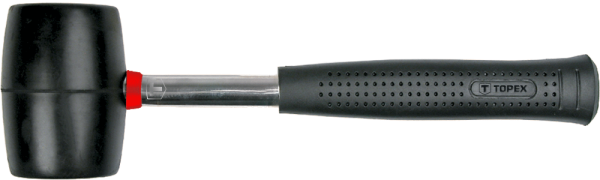 Киянка резиновая 450 г, металлическая рукоятка