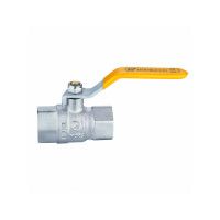 Кран латунный слойный газовый 3/4" резьба В/В ручка, Double-lin