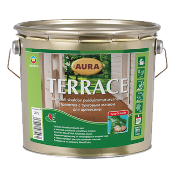 ESKARO Aura Terrace коричневая  9л (пропитка для древесины)