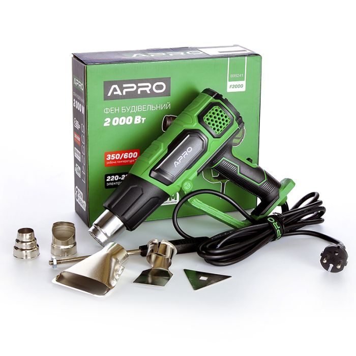 Фен строительный F 2000 350/600 APRO