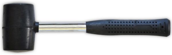 Киянка резиновая, металлическая ручка, 450 г, 50 мм 39-020