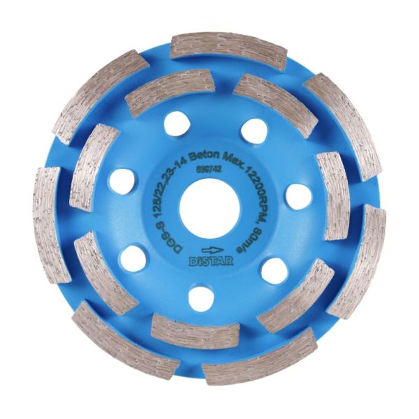 Фреза шлифовальная алмазная BETON PRO (бетон;камень) 125/М14; DISTAR