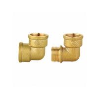 Угол латунный 3/4"В-3/4"В, Double-lin