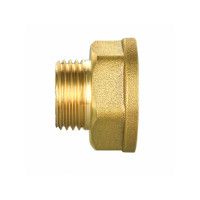 Переходник латунный "лейка" 3/8"С-1/2"В, Double-lin
