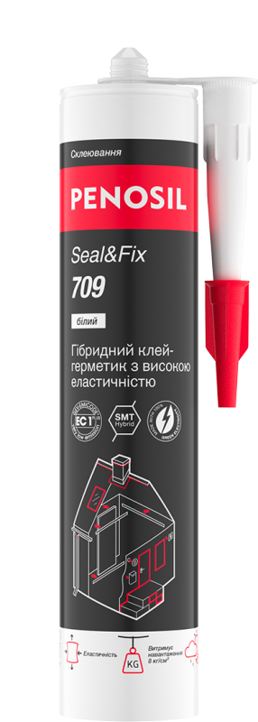 Клей-герметик эластичный PENOSIL Seal&Fix 709 White 290ml, белый