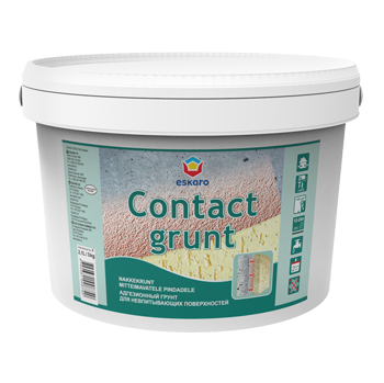 ESKARO Contact Grunt, 12кг адгезионный водоразводной грунт