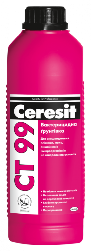 CERESIT CT 99 Антимикробная грунтовка, 1л