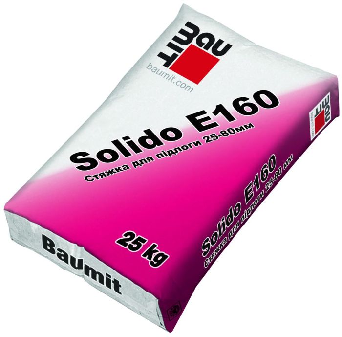 Baumit Solido E160 смесь для стяжки, 25 кг