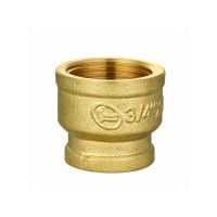 Муфта латунная переходная 1/2"В-3/4"В, Double-lin