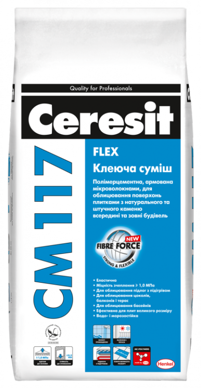 CERESIT CM 117 клей для плитки , 5кг