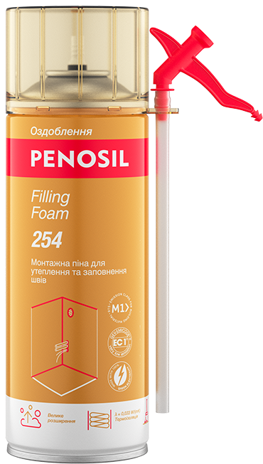 Пена монтажная ручная PENOSIL Filling Foam 254  750мл  (аналог A3171)  A5999