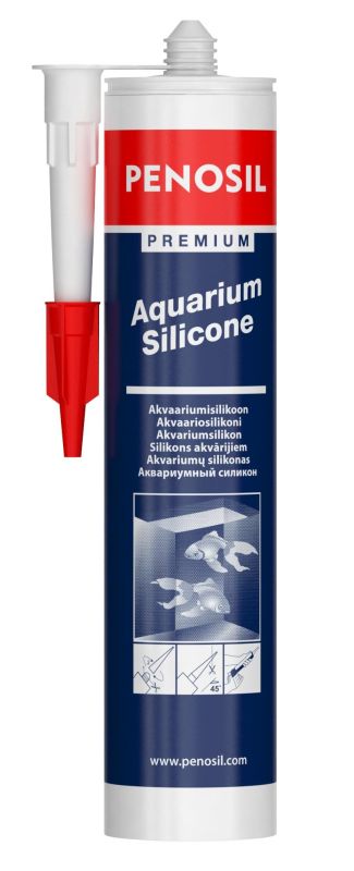 Клей-герметик аквариумный, кислотный, Penosil Premium Aquarium Черный 310мл H2142