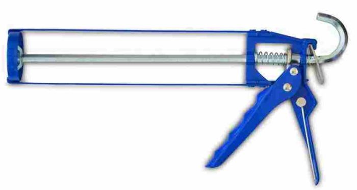 Пистолет для герметика скелетный синий