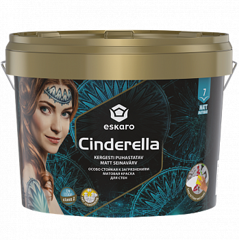ESKARO Cinderella 2,7л (Краска матовая для стен и потолков)