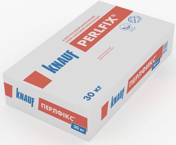 KNAUF Перлфикс, клей монтажный гипсовый, 30 кг