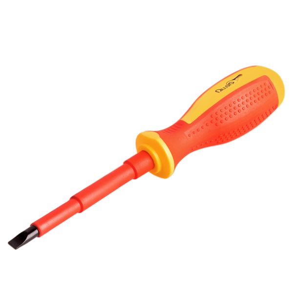 Отвертка диэлектрическая 1000В, VDE SL4х100 мм Alloid