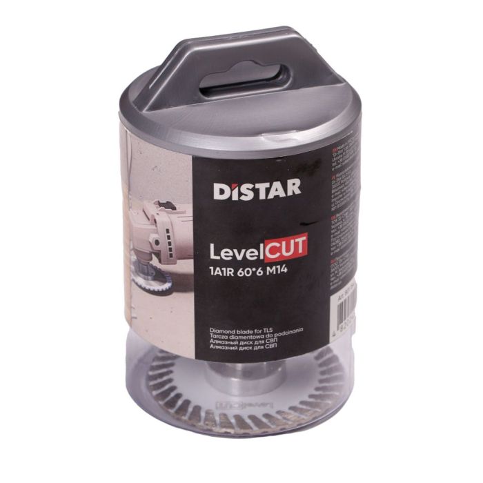 Круг алмазный отрезной ДЛЯ ПОДРЕЗКИ КЛЕЯ LevelCut 60х6 М14; DISTAR
