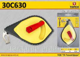 Шнур розмічальний 30 м, пластмасовий корпус 30C630