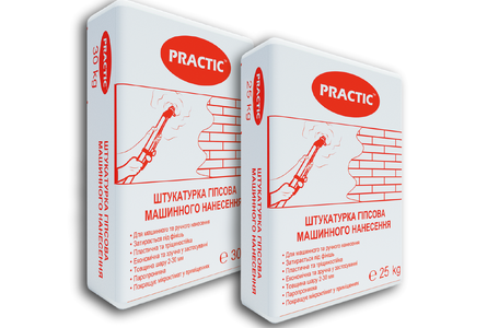 Штукатурка гипсовая PRACTIC маш.нанес. 25 кг (54 шт/пал)