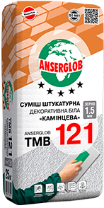 ANSERGLOB ТМВ121 Штукат. декор. «камінцева» (2,0мм), 25кг