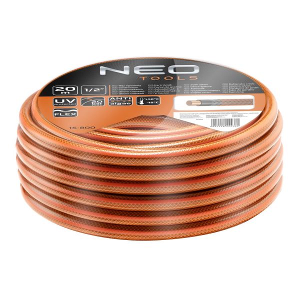 Шланг садовый 1/2 * 40 м 4-слойный Эконом NEO 15-802