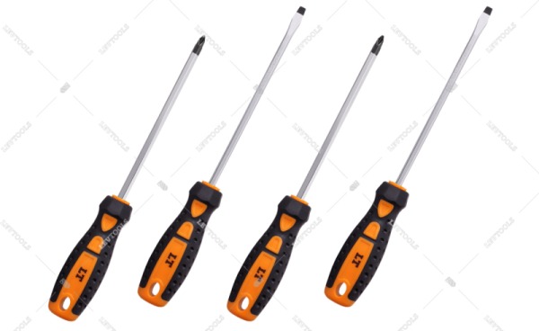 Набор отверток (6шт.), CrV, SL3*75 мм/SL5*100мм/SL6*150мм/РН0*75мм/РН1*100мм/РН2*150мм LT 0301-6SET