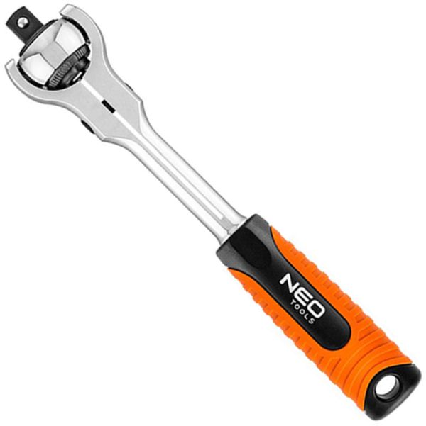 Ключ трещоточный 3/8", 360°, 72 зуба NEO 08-543