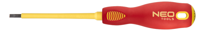 Отвертка шлицевая  4.0 x 100 мм, (1000 В), CrMo 04-053
