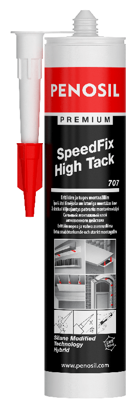 Клей сверхпрочный, универс, MS полимер Penosil Premium SpeedFix High Tack 707 290ml Белый H4025