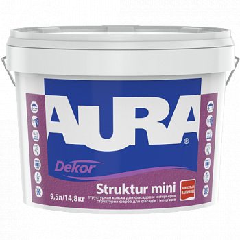 ESKARO Aura Dekor Struktur (структурная краска) Mini 14,8кг (объект)